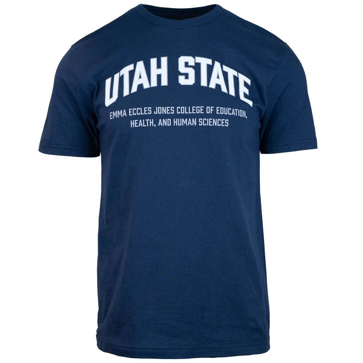 Utah state emma eccles jones college of education, health, and human services unisex t-shirt